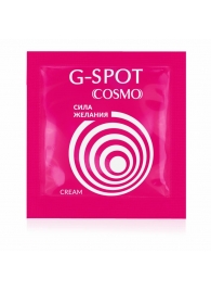 Стимулирующий интимный крем для женщин Cosmo G-spot - 2 гр. - Биоритм - купить с доставкой в Санкт-Петербурге