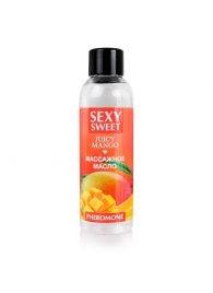 Массажное масло Sexy Sweet Juicy Mango с феромонами и ароматом манго - 75 мл. - Биоритм - купить с доставкой в Санкт-Петербурге