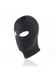 Черный текстильный шлем с прорезью для глаз - Notabu - купить с доставкой в Санкт-Петербурге