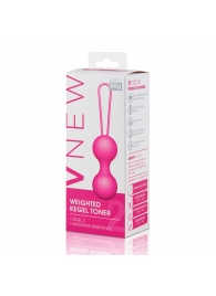 Розовые вагинальные шарики VNEW level 2 - VNEW
