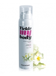 Массажная хрустящая пенка Tickle My Body Monoi с ароматом моной - 150 мл. - Love to Love - купить с доставкой в Санкт-Петербурге
