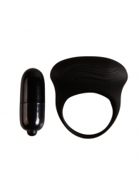 Черное вибрирующее эрекционное кольцо - Baile - в Санкт-Петербурге купить с доставкой