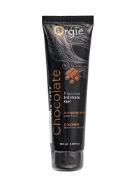 Интимный гель на водной основе Lube Tube Chocolate с шоколадным вкусом - 100 мл. - ORGIE - купить с доставкой в Санкт-Петербурге