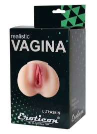 Телесный реалистичный мастурбатор-вагина 3D - Eroticon - в Санкт-Петербурге купить с доставкой