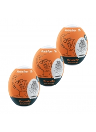 Набор из 3 мастурбаторов-яиц Satisfyer Crunchy - Satisfyer - в Санкт-Петербурге купить с доставкой