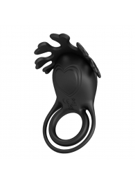 Черное эрекционное кольцо с вибрацией Ruben - Baile - в Санкт-Петербурге купить с доставкой