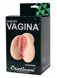 Телесный реалистичный мастурбатор-вагина и анус 3D - Eroticon - в Санкт-Петербурге купить с доставкой