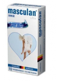 Ультратонкие презервативы Masculan Ultra Fine с обильной смазкой - 10 шт. - Masculan - купить с доставкой в Санкт-Петербурге