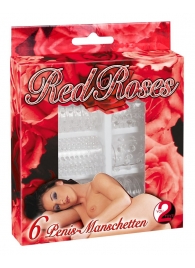 Набор из 6 насадок с шипиками Red Roses - Orion - в Санкт-Петербурге купить с доставкой
