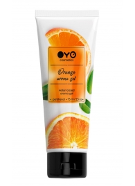 Лубрикант на водной основе OYO Aroma Gel Orange с ароматом апельсина - 75 мл. - OYO - купить с доставкой в Санкт-Петербурге