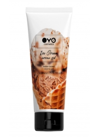 Лубрикант на водной основе OYO Aroma Gel Ice Cream с ароматом пломбира - 75 мл. - OYO - купить с доставкой в Санкт-Петербурге