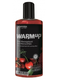 Разогревающее масло WARMup Cherry - 150 мл. - Joy Division - купить с доставкой в Санкт-Петербурге