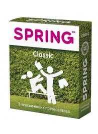 Классические презервативы SPRING CLASSIC - 3 шт. - SPRING - купить с доставкой в Санкт-Петербурге