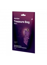 Фиолетовый мешочек для хранения игрушек Treasure Bag L - Satisfyer - купить с доставкой в Санкт-Петербурге