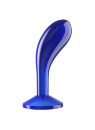 Синяя анальная втулка Flawless Clear Prostate Plug 6.0 - 15 см. - Lovetoy - в Санкт-Петербурге купить с доставкой
