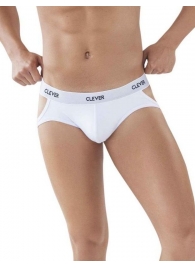 Белые мужские трусы-джоки Oporto Jockstrap - Clever Masculine Underwear купить с доставкой