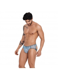 Серые трусы-джоки с цветочым принтом Avalon Jockstrap - Clever Masculine Underwear купить с доставкой
