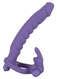 Фиолетовая насадка на пенис для анальной стимуляции партнёрши - Orion - в Санкт-Петербурге купить с доставкой