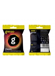 Классические презервативы Ganzo Classic в мягкой упаковке - 3 шт. - Ganzo - купить с доставкой в Санкт-Петербурге