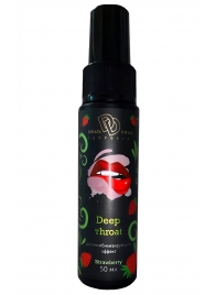 Спрей для горла Deep Throat с десенсибилизирующим эффектом и вкусом клубники - 50 мл. - БиоМед - купить с доставкой в Санкт-Петербурге