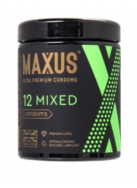 Презервативы MAXUS Mixed - 12 шт. - Maxus - купить с доставкой в Санкт-Петербурге