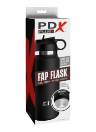 Черный мастурбатор в виде бутылки Fap Flask - Pipedream - в Санкт-Петербурге купить с доставкой