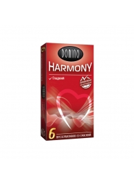 Гладкие презервативы Domino Harmony - 6 шт. - Domino - купить с доставкой в Санкт-Петербурге