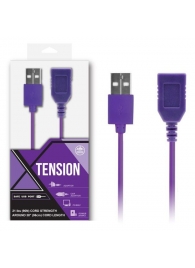 Фиолетовый удлинитель USB-провода - 100 см. - NMC - купить с доставкой в Санкт-Петербурге