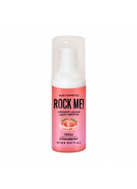 Жидкий вибратор Nuei Rock Me! с ароматом клубники - 20 мл. - Nuei cosmetics - купить с доставкой в Санкт-Петербурге