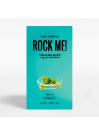 Жидкий вибратор Nuei Rock Me! с ароматом мяты - 20 мл. - Nuei cosmetics - купить с доставкой в Санкт-Петербурге