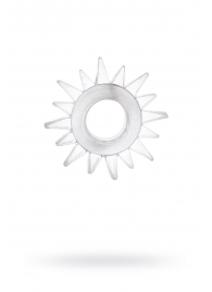 Прозрачное гелевое эрекционное кольцо-солнце - Toyfa Basic - в Санкт-Петербурге купить с доставкой