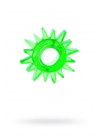 Зеленое эрекционное кольцо-солнце - Toyfa Basic - в Санкт-Петербурге купить с доставкой