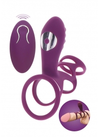 Фиолетовая эрекционная вибронасадка Halo Halo C-Ring Sleeve - Toy Joy - в Санкт-Петербурге купить с доставкой