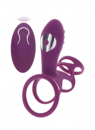 Фиолетовая эрекционная вибронасадка Halo Halo C-Ring Sleeve - Toy Joy - в Санкт-Петербурге купить с доставкой