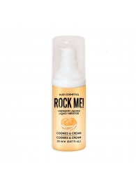 Жидкий вибратор Nuei Rock Me! с ароматом печенья и сливок - 20 мл. - Nuei cosmetics - купить с доставкой в Санкт-Петербурге