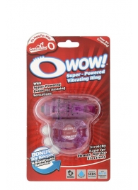 Фиолетовое эрекционное виброкольцо OWOW PURPLE - Screaming O - в Санкт-Петербурге купить с доставкой