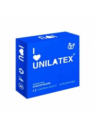 Классические презервативы Unilatex Natural Plain - 3 шт. - Unilatex - купить с доставкой в Санкт-Петербурге