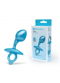 Голубая анальная пробка для массажа простаты Bulb Silicone Prostate Plug - 10,7 см. - b-Vibe - в Санкт-Петербурге купить с доставкой