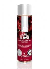 Лубрикант на водной основе с ароматом вишни JO Flavored Cherry Burst - 120 мл. - System JO - купить с доставкой в Санкт-Петербурге