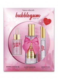 Набор средств для массажа и ласк Bubblegum Play Kit - Bijoux Indiscrets - купить с доставкой в Санкт-Петербурге