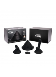 Конусный вибромассажер Cowgirl Cone с 2 насадками - CowGirl - купить с доставкой в Санкт-Петербурге
