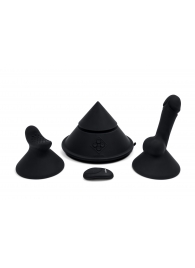 Конусный вибромассажер Cowgirl Cone с 2 насадками - CowGirl - купить с доставкой в Санкт-Петербурге