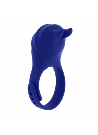 Синее эрекционное виброкольцо с клиторальной подушечкой и пультом ДУ Adjustable Fun Ring - Zero Tolerance - в Санкт-Петербурге купить с доставкой
