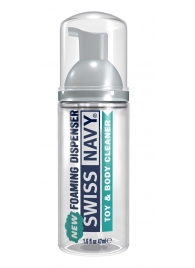 Очищающая пенка для игрушек и тела Toy   Body Cleaner Foamer - 47 мл. - Swiss navy - купить с доставкой в Санкт-Петербурге