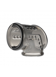 Дымчатая насадка на пенис и мошонку - Baile - в Санкт-Петербурге купить с доставкой