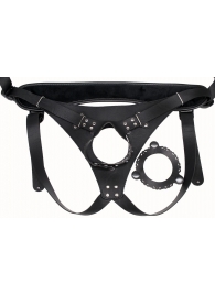 Пояс Hard Brutal для больших насадок - LOVETOY (А-Полимер) - купить с доставкой в Санкт-Петербурге