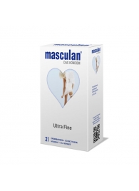 Особо тонкие презервативы Masculan Ultra Fine - 21 шт. - Masculan - купить с доставкой в Санкт-Петербурге