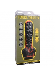 Черно-красная мини-машина на присоске Tendril Thruster - 21,6 см. - Doc Johnson - купить с доставкой в Санкт-Петербурге