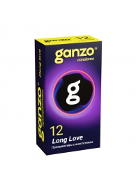 Презервативы с анестетиком для продления удовольствия Ganzo Long Love - 12 шт. - Ganzo - купить с доставкой в Санкт-Петербурге