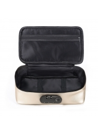 Золотистая сумочка для хранения игрушек Discreet Box - Dorcel - купить с доставкой в Санкт-Петербурге